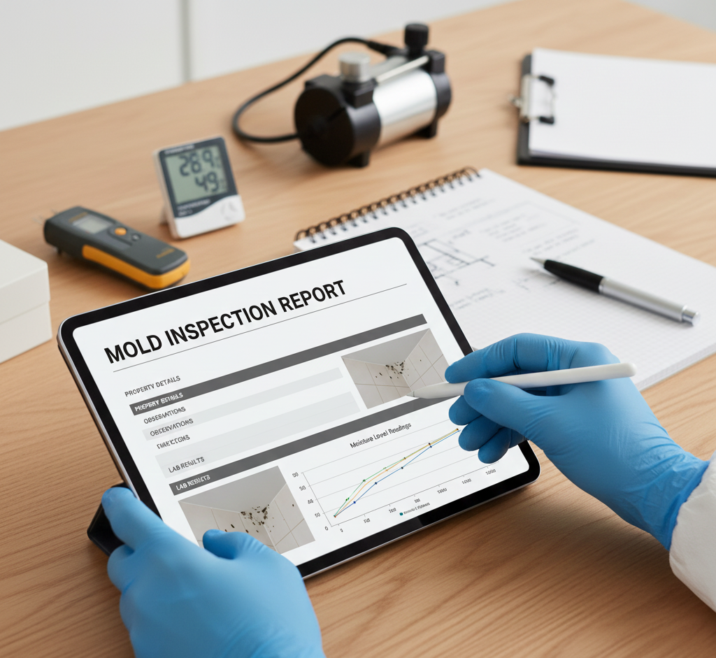 Inspection documentation report