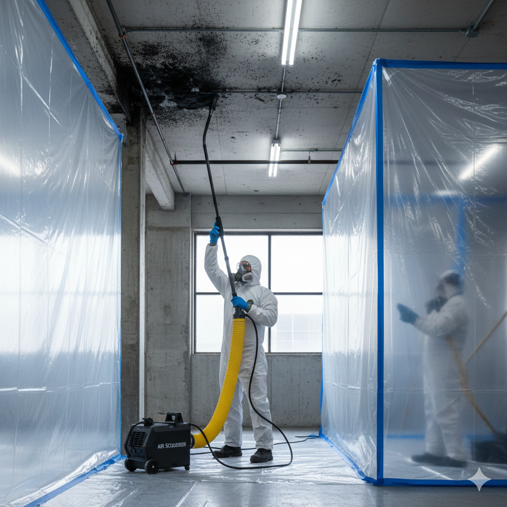 Commercial mold removal
